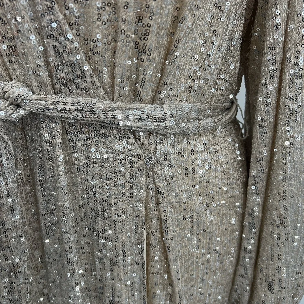 Audrey 3+1 sequin wrap dress - Picture 5 of 10